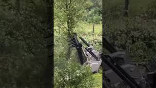 FAE PT175 Tracked Carrier with 140U forestry mulcher at work in Canada [upl. by Irroc728]