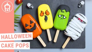 DIY Halloween Cakesicles Ideas 💀🎃 Ghost Cake Pops Design  Trick or Treat [upl. by Colburn]