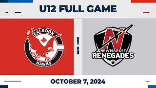 Newmarket Renegades vs Caledon Hawks  U12  October 7 2024 [upl. by Hewet]