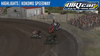 DIRTcar eSports 360 Sprint Cars Kokomo Speedway July 1st 2020  HIGHLIGHTS [upl. by Haiasi]