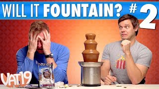 Ultimate Fountain Challenge 2 Spicy Chocolate Fountain [upl. by Nij175]