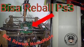 Bga Rework HomemadeReflow Ps3 Sslim Lost Power [upl. by Asyral]