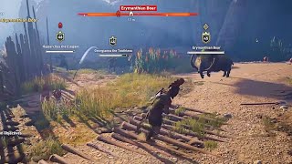 EASIEST Way To Kill The EryManthian Boar Using Other Mercenaries [upl. by Milzie]