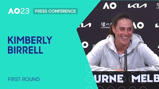 Kimberly Birrell Press Conference  Australian Open 2023 First Round [upl. by Nitsrek]