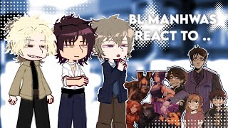 ᪲᪲᪲ bl manhwas react to   WIP‼️  Afton family [upl. by Salhcin]