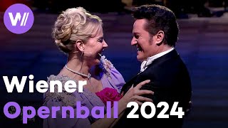 Wiener Opernball 2024  Teil II  Die Eröffnung in voller Länge [upl. by Sirap974]