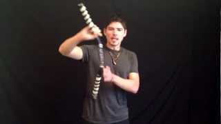 Awesome Nunchucks for Beginners 5 Clutch Stops Redirect Ninja Circus Nunchaku Tricks [upl. by Cassey220]