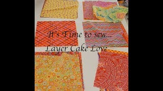 Quick Quilt  Layer Cake Love Youll never make another Jelly Roll Quilt again [upl. by Netsyrk]