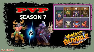 PVP  SEASON 7  CENARIUS vs Baron  Warcraft Rumble [upl. by Ennaesor]