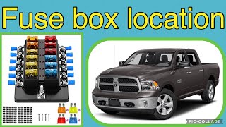 2017 Dodge Ram 1500 fuse box location [upl. by Bower]