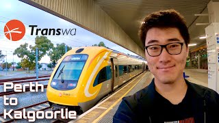 Transwa Prospector Train Perth to Kalgoorlie  The fastest passenger service in Australia [upl. by Atteloiv]