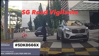 6may2024 SDK8666X kia sorento fail to stop and give way to pedestrian at the zebra crossing [upl. by Heddy]