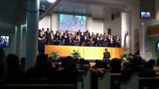 The Oakwood University Aeolians singing quotThe Lord is Blessi [upl. by Nade]