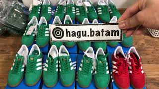 Adidas handball spezial green and red indonesia review [upl. by Tully]