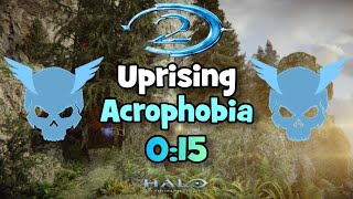 WR Halo 2 Uprising Acrophobia Speedrun 015 [upl. by Nnylyt]