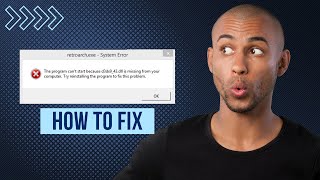 How To Fix d3dx943dll Missing Error in Windows 1011  2024 [upl. by Seuqram762]