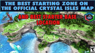 The Best Starting Zone On The Official Crystal Isles Map and the Best Starter Base Location [upl. by Iman]