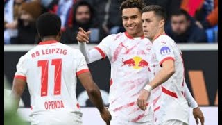 HIGHLIGHTS Hoffenheim 43 RB Leipzig  Bundesliga 20242025 [upl. by Ennej]