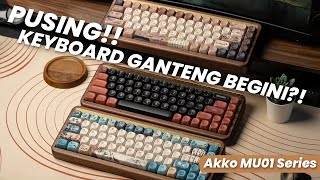 HAH KEYBOARD KAYU  Akko MU01 Series Mechanical Keyboard [upl. by Euqram953]