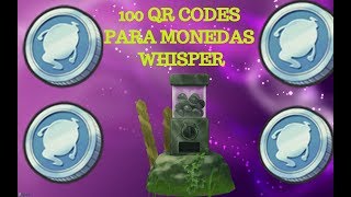 100 QR CODES PARA LA MONEDA WHISPER YOKAI WATCH 2 [upl. by Belia]