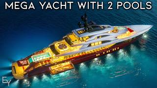 Touring the CRAZIEST MegaYacht in The WORLD With a 2 Story Pool [upl. by Todd265]