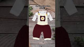 Crochet Baby Rompers crochetclothes babyromper babyoveralls crochetbaby fypシ゚ [upl. by Narik]