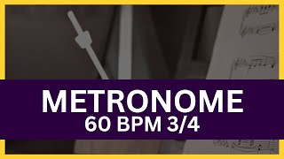 Metronome 60 BPM 34 [upl. by Sheeree]