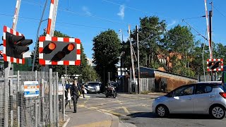 Highams Park Level Crossing London [upl. by Aivatal]