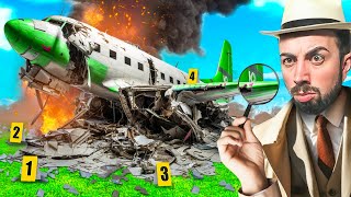 SIMULADOR DE INVESTIGAR ACCIDENTES DE AVION 🧐  Plane Accident [upl. by Amlet792]