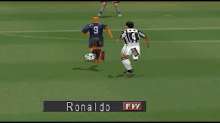 RETRO Winning Eleven Hispano 20012002 UEFA  Juventus vs Inter [upl. by Macdonell]