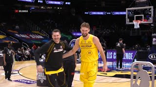 Luka Doncic vs Domantas Sabonis 2021 NBA Skills Challenge [upl. by Ing]