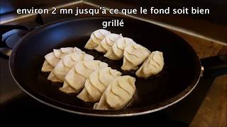 recette des gyoza [upl. by Adnirolc679]