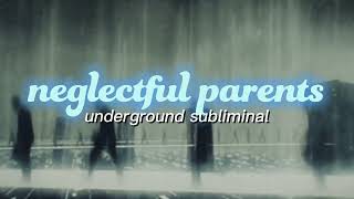 manifest neglectful parents  ug subliminal  mini booster [upl. by Oshinski]