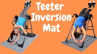 Teeter Fitspine Inversion Table Stretches and Exercise Mat [upl. by Krucik]