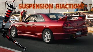 SUSPENSION REGULABLE AL SKYLINE R33 [upl. by Laureen679]