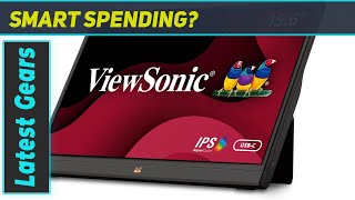 ViewSonic VA1655 156 Inch Portable Monitor Review [upl. by Yddur475]