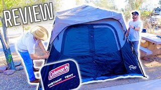 Honest Coleman Instant Tent 6 Unboxing amp Review [upl. by Llebana726]