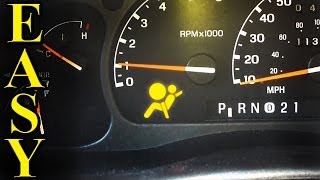 Air Bag Light Flashing How to diagnose and fix [upl. by Aleafar]