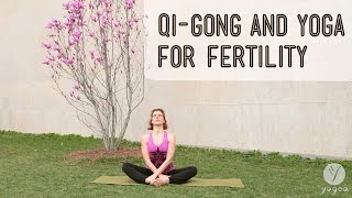 Yoga amp QiGong Fertility Boosting Routine Vibrant Womb open level [upl. by Nylek]