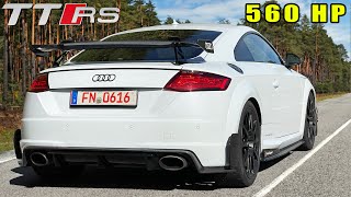 560HP AUDI TT RS  REVIEW on AUTOBAHN [upl. by Tayib]