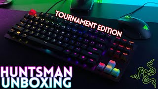 Razer Huntsman Tournament Edition Unboxing amp Sound Test Rounding Out My Collection [upl. by Asen]