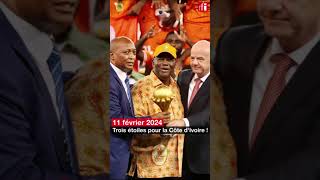 CAN 2024  Trois étoiles sur le maillot pour la Côte dIvoire  • RFI afrique football can2024 [upl. by Demeyer]