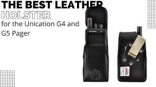 Unication G4 and G5 Pager Scanner Case with Detachable Belt Clip [upl. by Esenwahs]