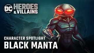 DC Heroes amp Villains  Black Manta [upl. by Clerissa224]