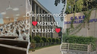 my GSVM medical College one month memories ❤️ mbbs medicalcollege neetmotivation neetaspirant [upl. by Esbenshade556]