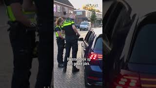 Politie betrapt bestuurder met teveel alcohol op rtvoost politie blaastest betrapt [upl. by Ciro165]