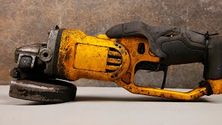 Dewalt DCG412 18V cordless grinder Restoration and renovation [upl. by Mariand415]