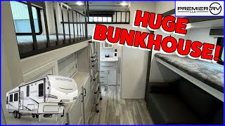 BEST Bunkhouse Fifth Wheel For Full Time Living Keystone Sprinter Limited 3900DBL NEW RV Review [upl. by Arais]