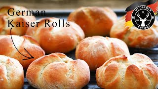 How to make German Kaiser Rolls handcrafted ✪ MyGermanRecipes [upl. by Anua144]