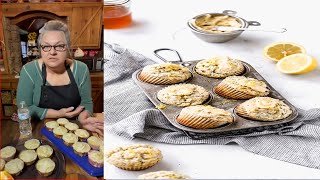 ORANGE POPPY SEED MUFFINS WITH ORANGE GLAZE ICING [upl. by Noelani985]